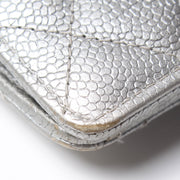 CC Quilted Caviar Yen Wallet