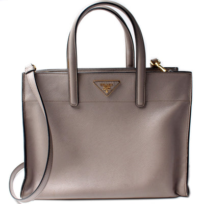 BN2603 Saffiano Soft Triple Tote