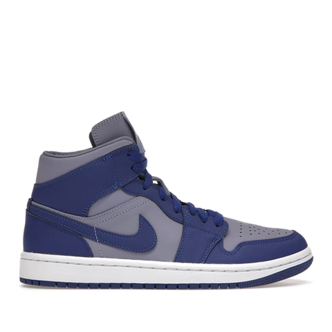 NIKE AIR JORDAN1 MID IRON PURPLE DEEP ROYAL WMNS (NEW)