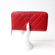 CC Long Zip Around Wallet Lambskin 14M