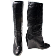 CC Logo Wedge Boots Size 40