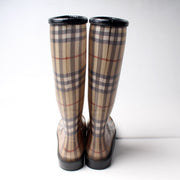 Rain Boots Haymarket Check Size 40