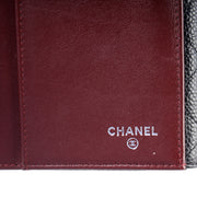 CC Long French Flap Wallet Quilted Caviar