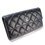 CC Caviar Long Wallet