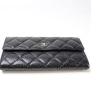 CC Caviar Long Wallet