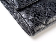 CC Caviar Long Wallet