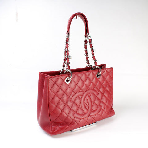 Grand Shopping Tote Caviar 17M