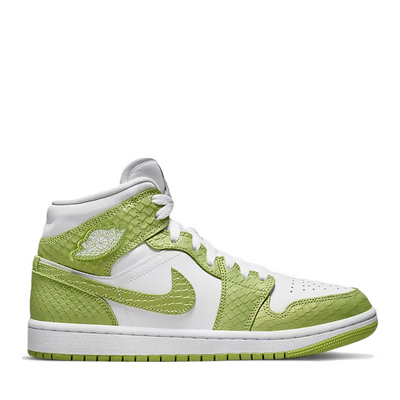 NIKE AIR JORDAN1 MID WMNS SE GREEN PYTHON (NEW)