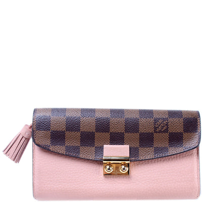 Croisette Long Wallet Damier Ebene