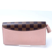 Croisette Long Wallet Damier Ebene