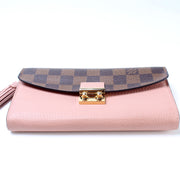 Croisette Long Wallet Damier Ebene