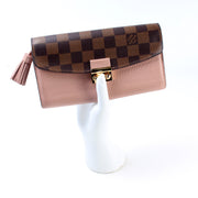 Croisette Long Wallet Damier Ebene