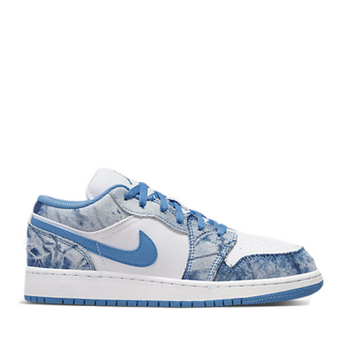 NIKE AIR JORDAN1 LOW GS WASHED DENIM (NEW)