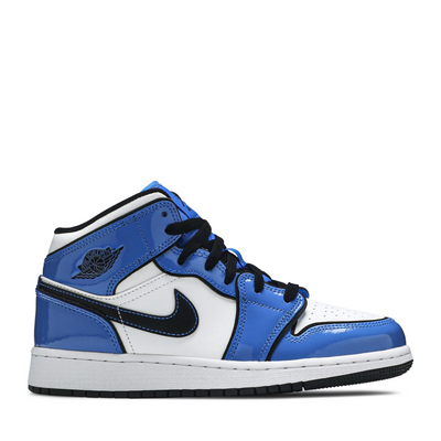 NIKE AIR JORDAN1 MID GS SE SIGNAL BLUE (NEW)