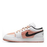 NIKE AIR JORDAN1 LOW GS WHITE LIGHT MADDER ROOT (NEW)