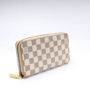 Zippy Wallet Damier Azur