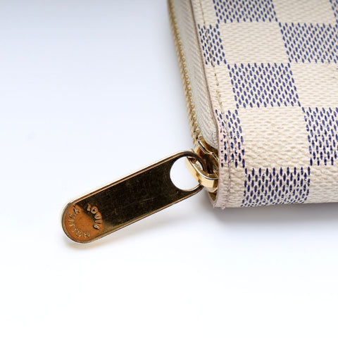 Zippy Wallet Damier Azur