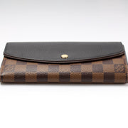 Normandy Long Wallet Damier Ebene