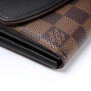 Normandy Long Wallet Damier Ebene