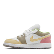 NIKE AIR JORDAN1 LOW PASTEL VIVID GREEN GRIND GS (NEW)