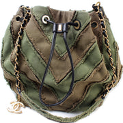 Twist Canvas Bucket Bag 23M