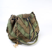 Twist Canvas Bucket Bag 23M