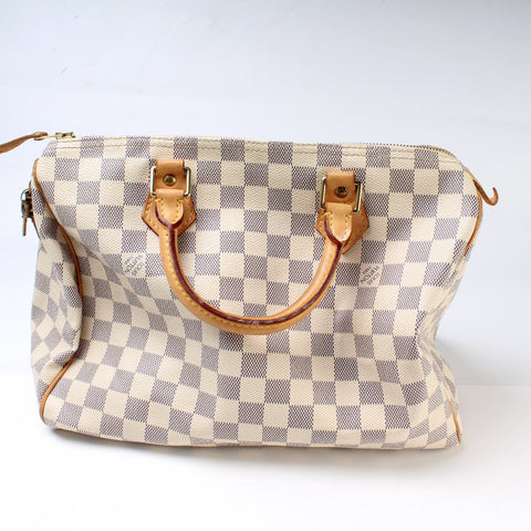 Speedy 30 Damier Azur