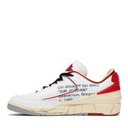 NIKE AIR JORDAN2 LOW OFF WHITE RED (NEW)