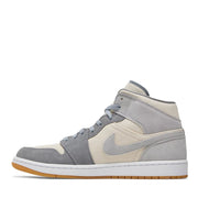 NIKE AIR JORDAN1 MID SE COCONUT MILK PARTICLE GREY (NEW)