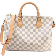 Speedy 30 Damier Azur Bandouliere