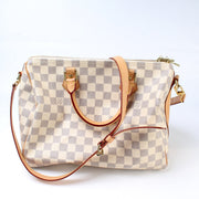 Speedy 30 Damier Azur Bandouliere