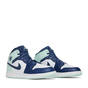 NIKE AIR JORDAN1 MID BLUE MINT GS (NEW)