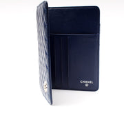 Camellia Passport Holder Quilted Lambskin