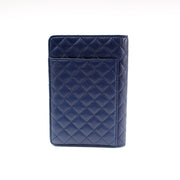 Camellia Passport Holder Quilted Lambskin