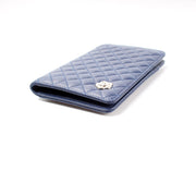 Camellia Passport Holder Quilted Lambskin