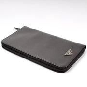 Saffiano Zip Organizer Wallet