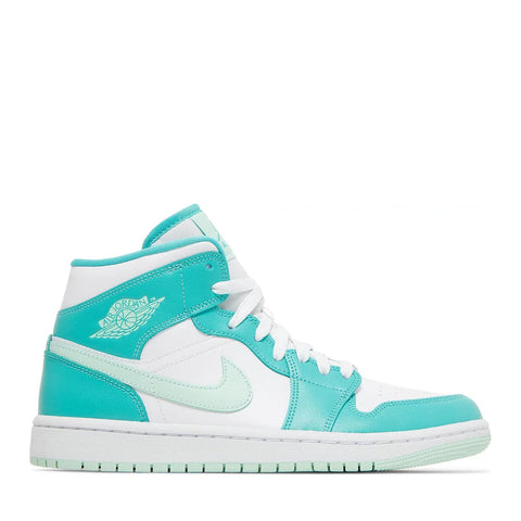 NIKE AIR JORDAN1 MID WMNS WASHED TEAL MARINE BLUE (NEW)