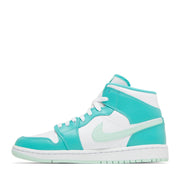 NIKE AIR JORDAN1 MID WMNS WASHED TEAL MARINE BLUE (NEW)