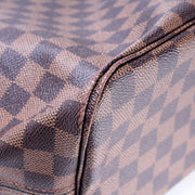 Neverfull With Wallet MM Damier Ebene