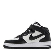 NIKE X STUSSY AIR FORCE 1 MID LIGHT BONE BLACK (NEW)