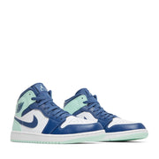 NIKE AIR JORDAN1 MID BLUE MINT (NEW)