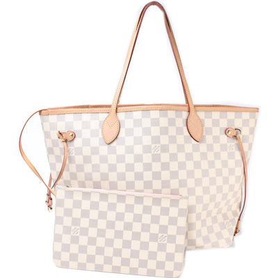 Neverfull w/Wallet MM Damier Azur