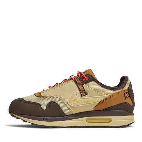 NIKE AIR MAX 1 X TRAVIS SCOTT 'BAROQUE BROWN' (NEW)