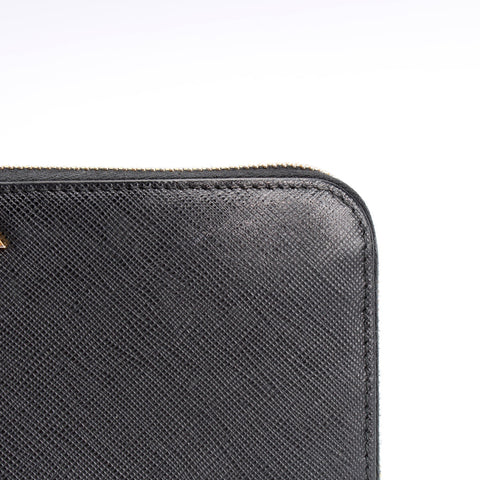 Saffiano Zip Around Wallet