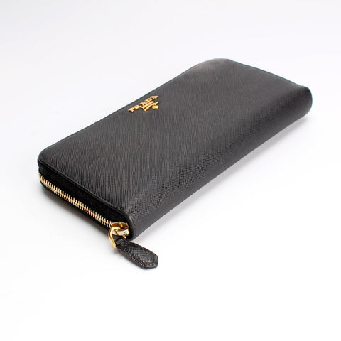 Saffiano Zip Around Wallet