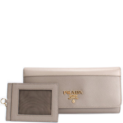 Saffiano Chain Wallet