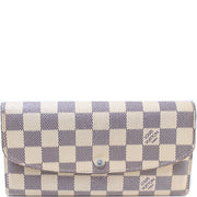 Emilie Wallet Damier Azur