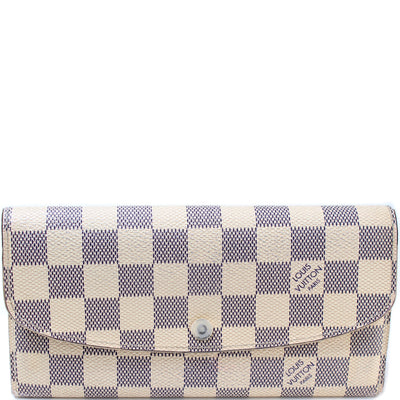 Emilie Wallet Damier Azur