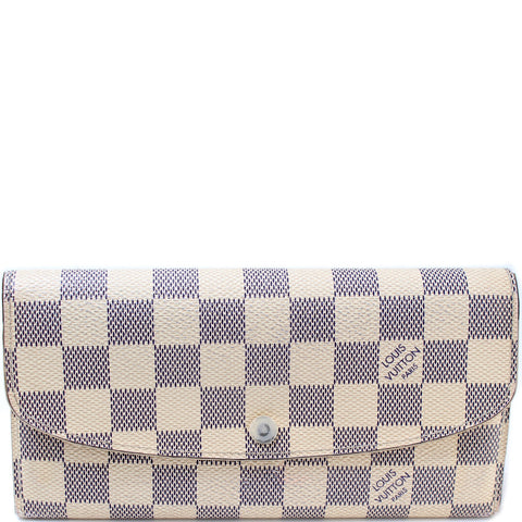 Emilie Wallet Damier Azur