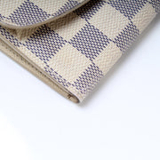 Emilie Wallet Damier Azur